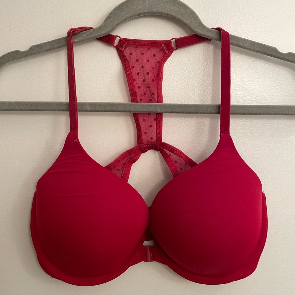Red Women's Bra